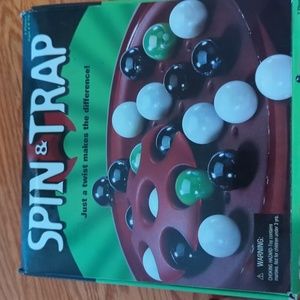 Spin & Trap kids game 8 and up Easy marble game capture and trap. Two ppl.